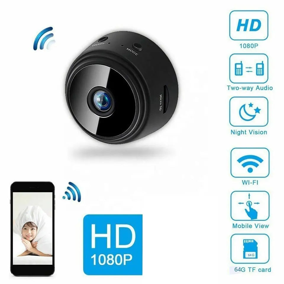 Hot sale QZT A9 1080p wireless video recorder camera