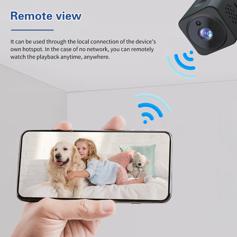 AS02 Mini Camera WiFi Wireless Full HD 1080p Night Version Small Camera Spy