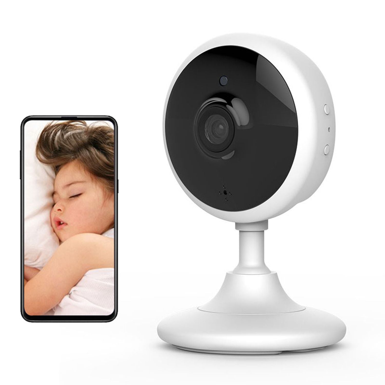 QZT 702JBU HD 1080P sécurité WiFi ou moniteur bébé intérieur sans fil caméra IP Tuya 