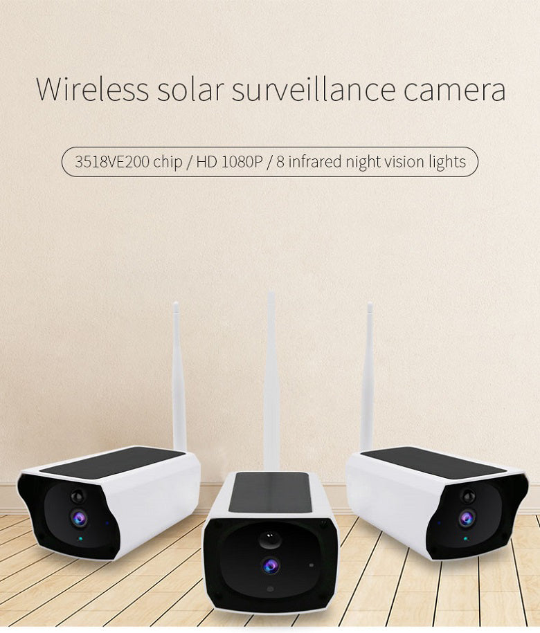 Nouveauté Y4 1080P enregistreur vidéo Balance de lumière blanche automatique caméra ip solaire intelligente 