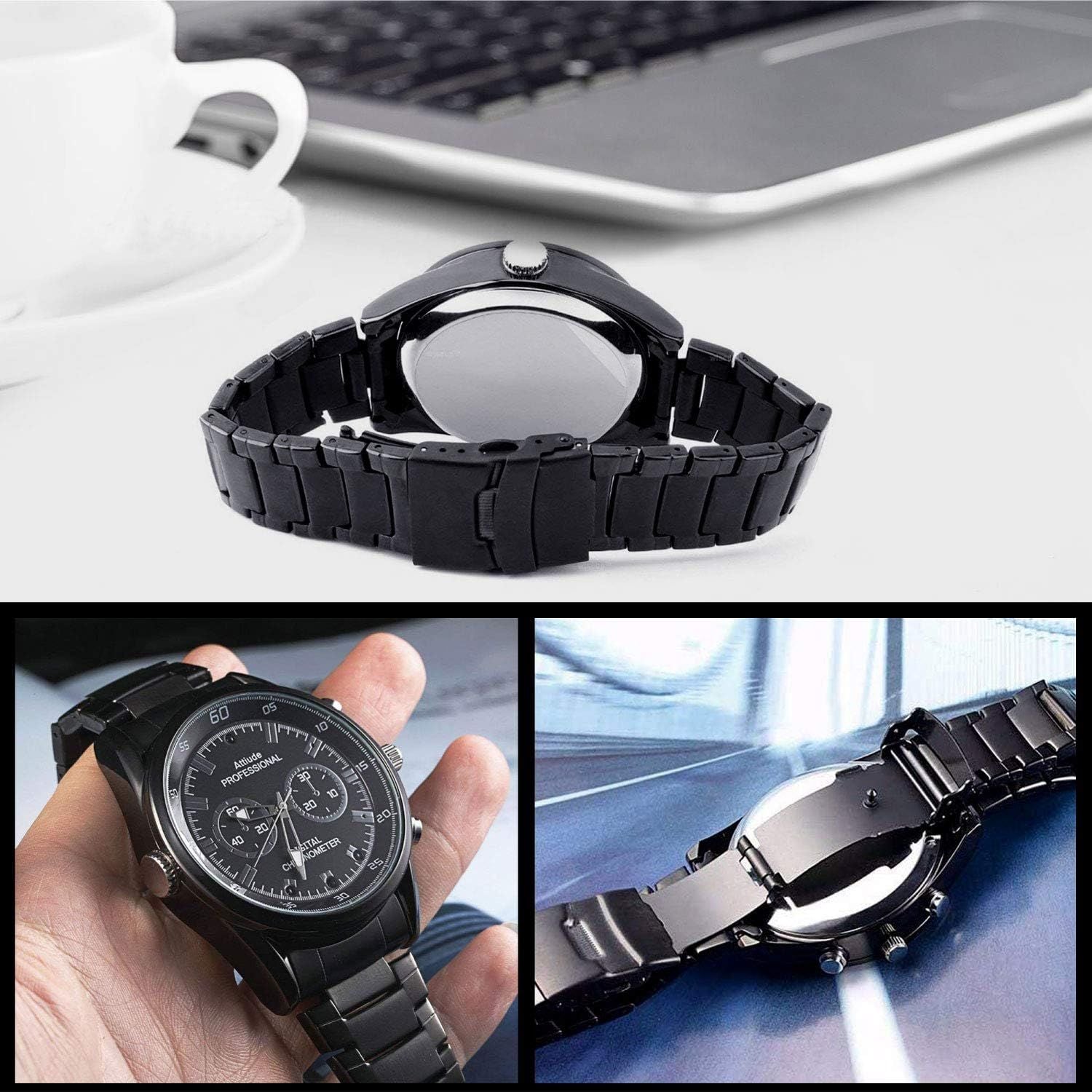 QZT C6 Watch Waterproof Hidden Spy Camera with Motion Detection Infrared Night Vision