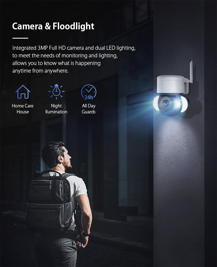 QTZ HH01 caméra WIFI HD Pixel noir surveillance de sécurité de Vision nocturne multifonctionnelle 