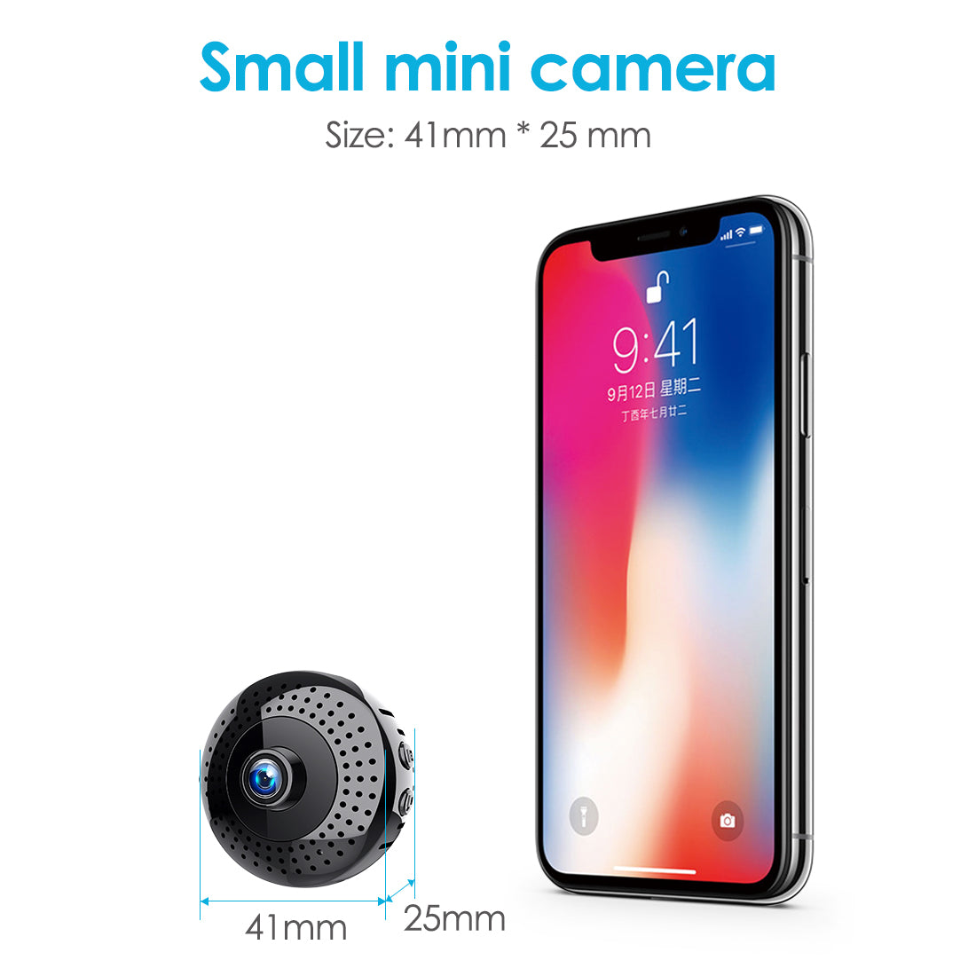 L27 Mini caméra cachée Vision nocturne Full Hd 1080p caméra espion Wifi sans fil 