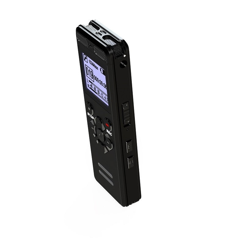 QZT V36 Digital Voice Recorder Handhold Voice Active Recorder with Playback for Lectures Meetings