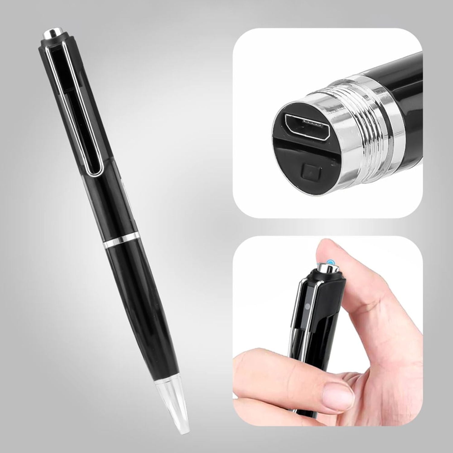 W9 1080p Hd Mini caméra stylo Portable DVR professionnel numérique enregistreur vidéo vocal stylo pour les réunions de conférence 