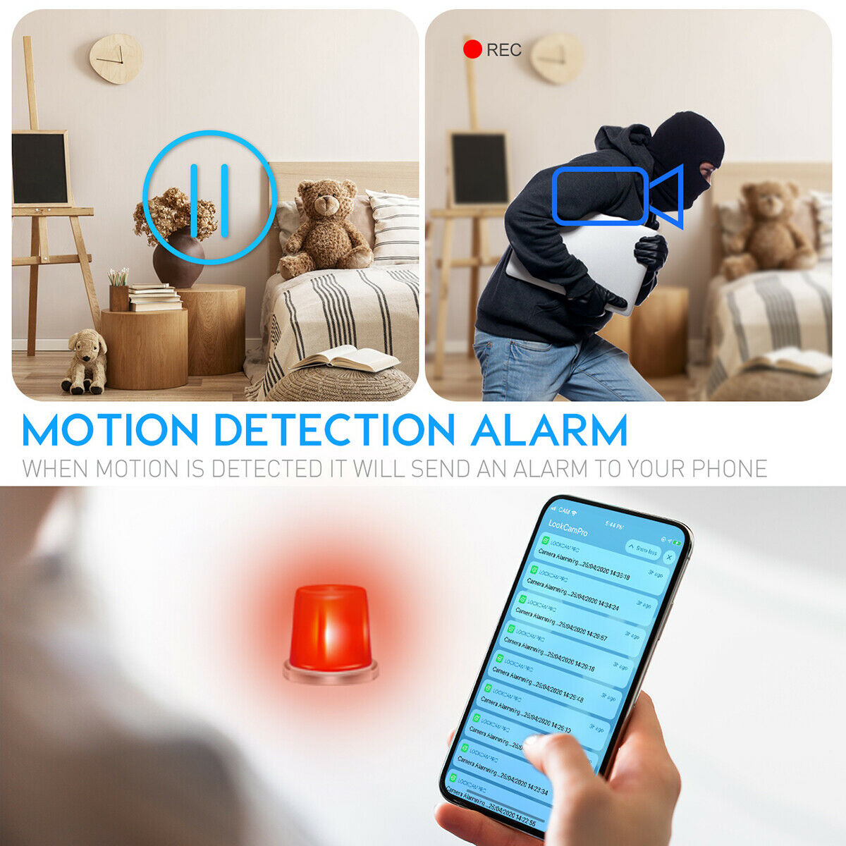 QZT WCEU WiFi FULL HD caméra espion cachée dans l'adaptateur de chargement de téléphone portable détection de mouvement 