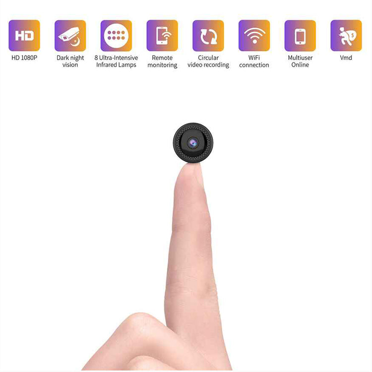 QZT WD12 New arrival wifi security wireless mini camera with hd 1080p camera wifi