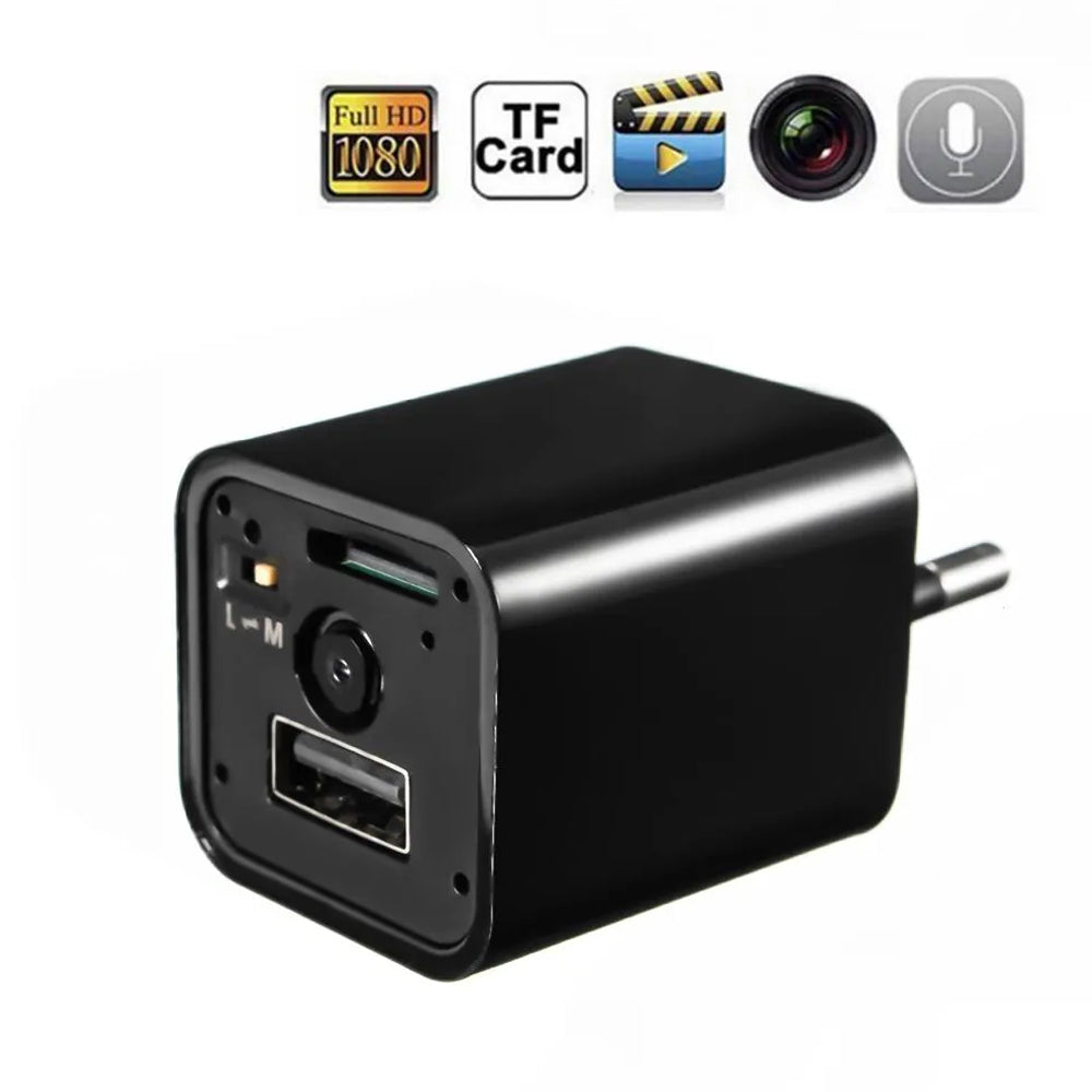 QZT S1 Full HD 1080p USB-kamera Mini caché chargeur mural prise caméra espion 