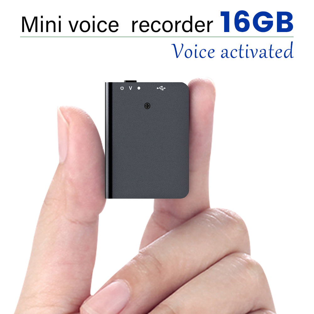 QZT Q61 le plus petit enregistreur audio 8 Go 16 Go Mini enregistreur vocal numérique