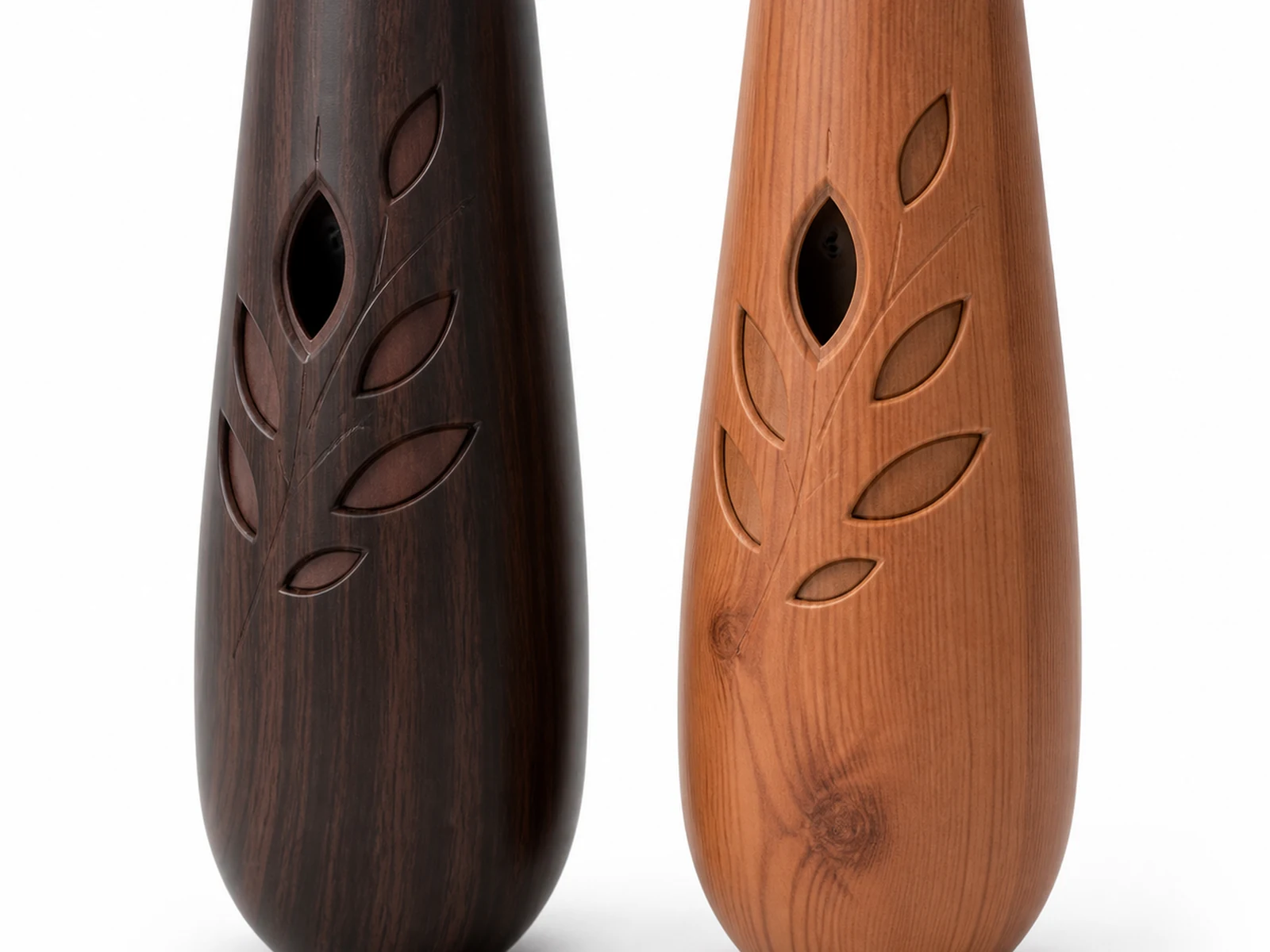 Tuya Vase Air Freshener Hidden Camera Multi-SKU dark and light wood-grain options