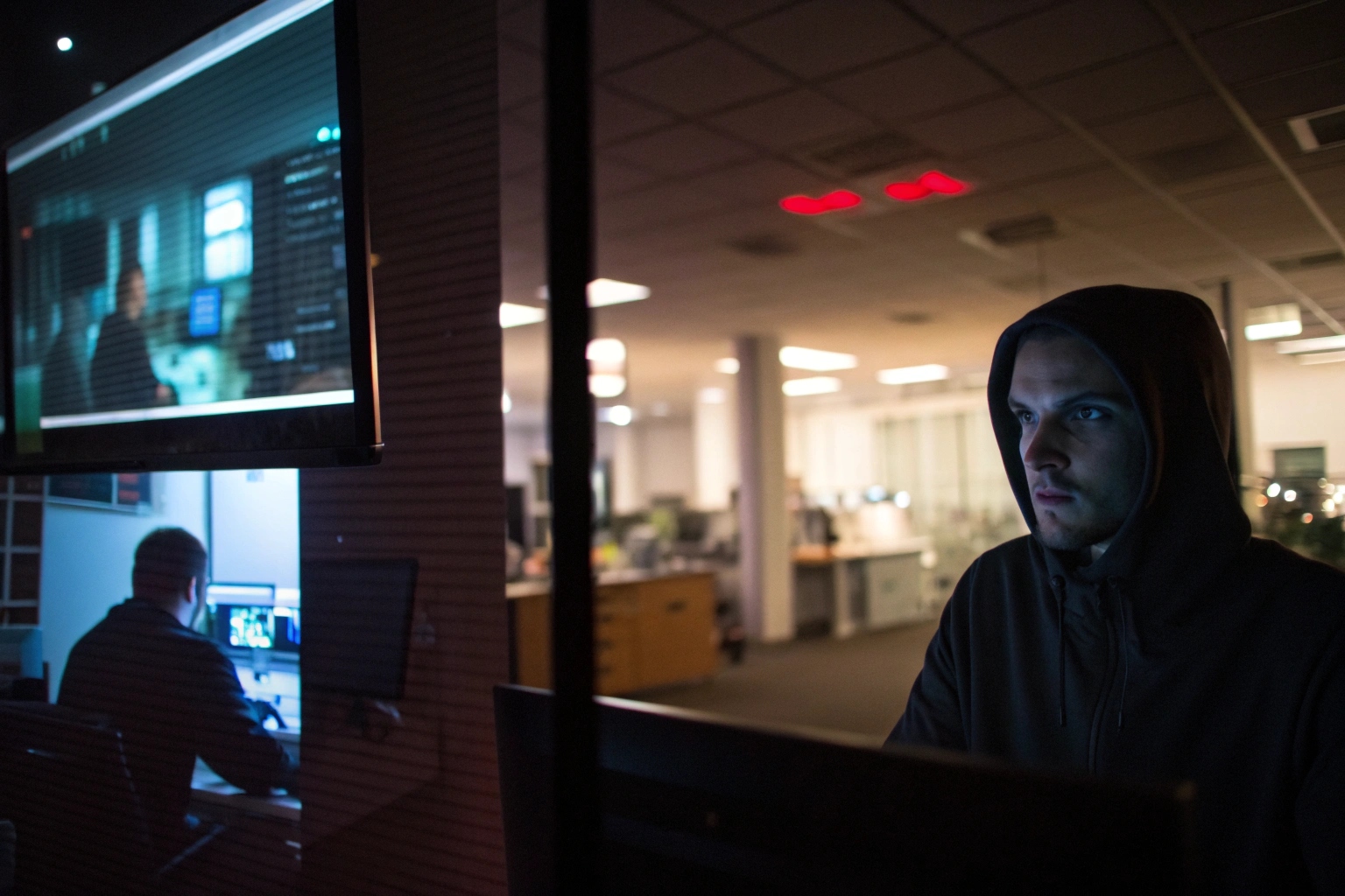 A side-by-side comparison of a low-quality surveillance image versus a high-quality one