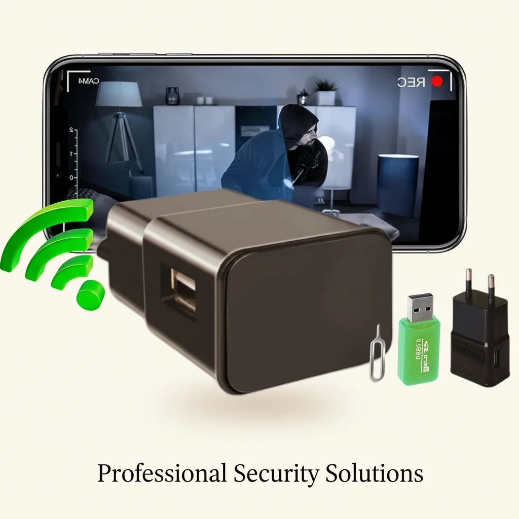 Hidden Camera Charger | Full HD 1080P USB Spy Camera with WiFi (Model: S2)