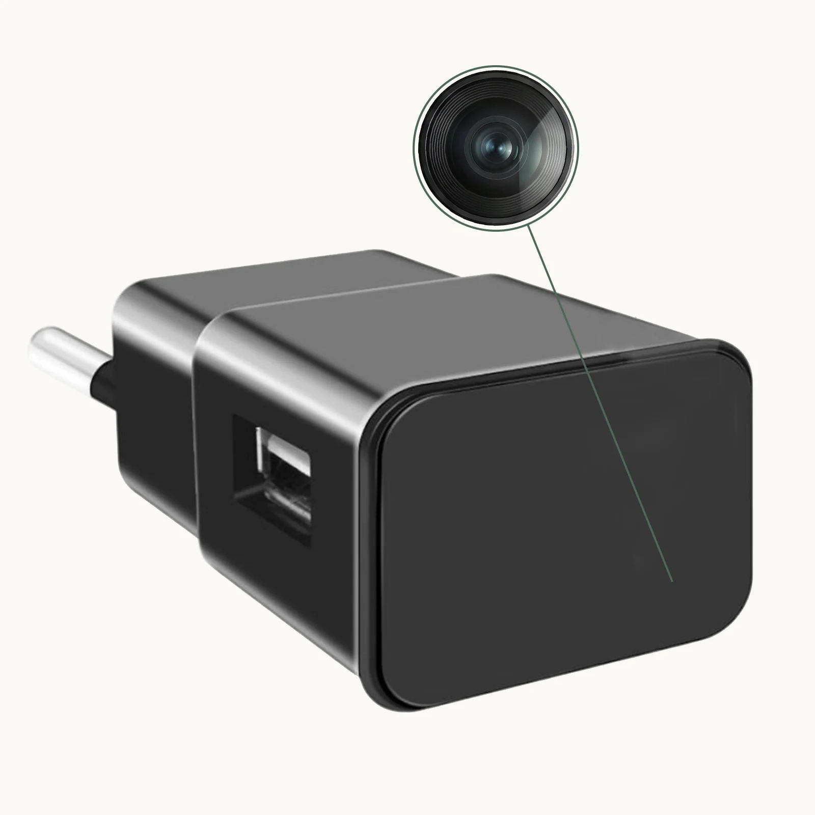 Hidden Camera Charger | Full HD 1080P USB Spy Camera with WiFi (Model: S2)