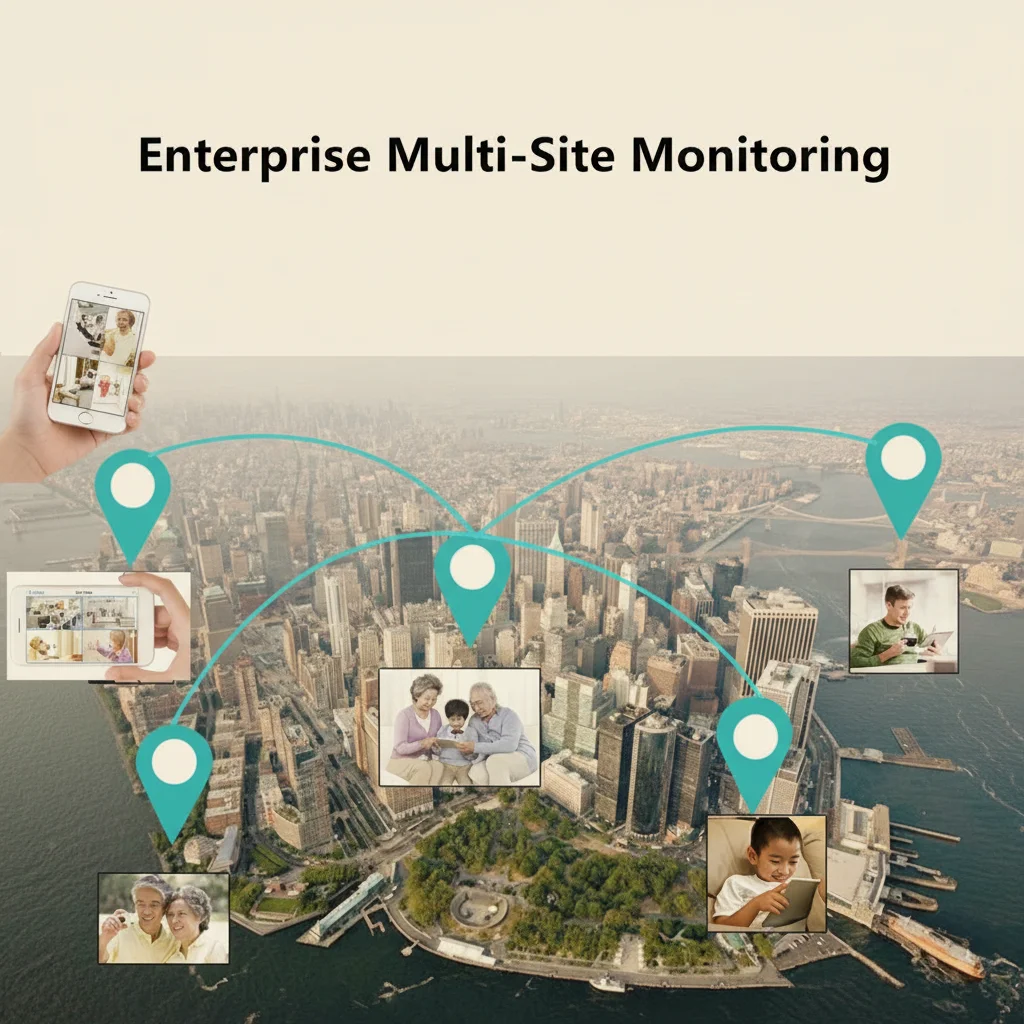 enterprise multi site remote monitoring global access camera