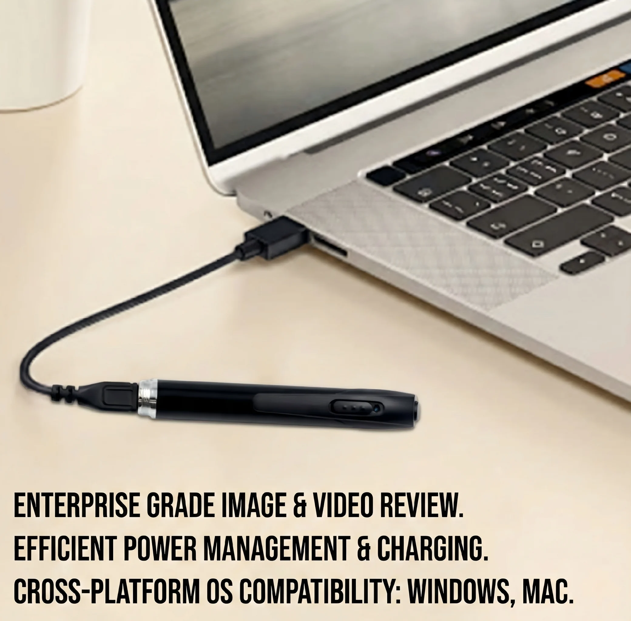 Portable voice recorder pen cross-platform Windows and Mac compatibility