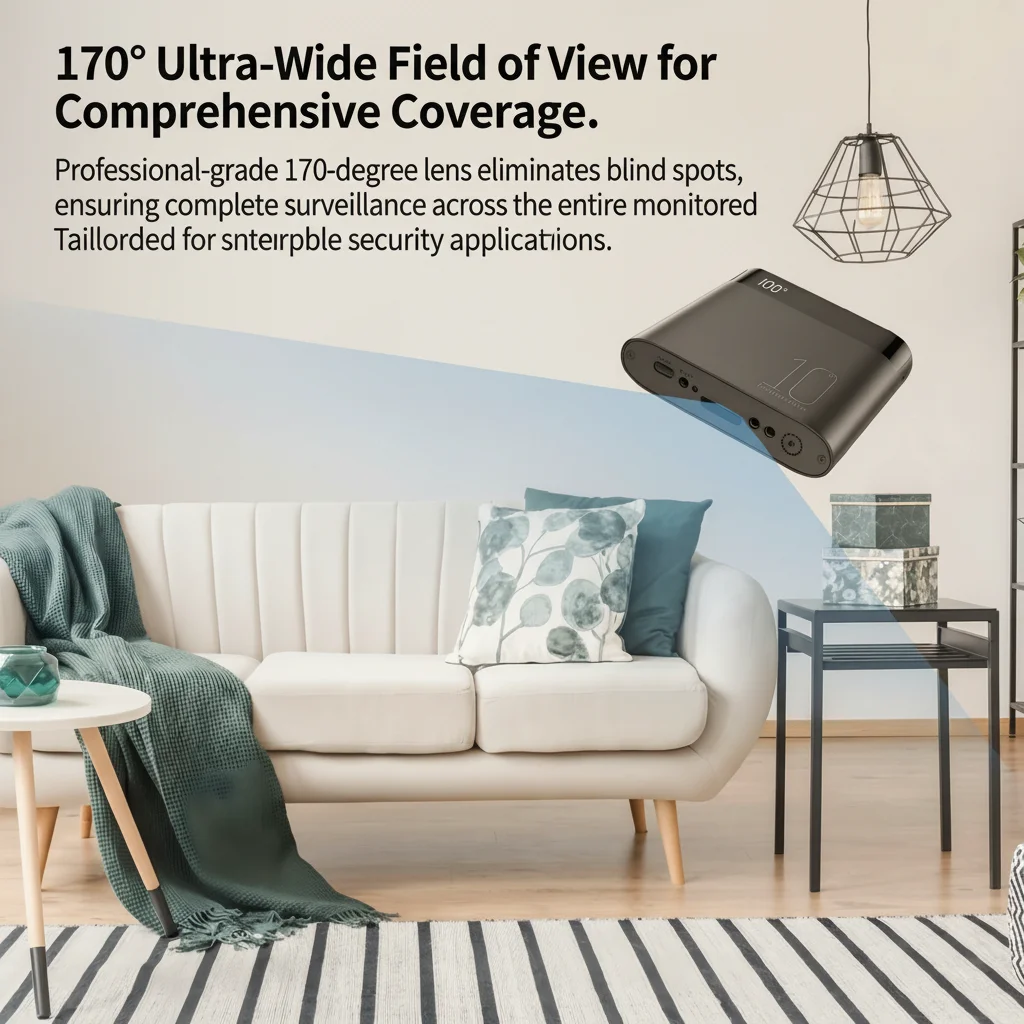 Power Bank Camera 170 Degree Wide Angle