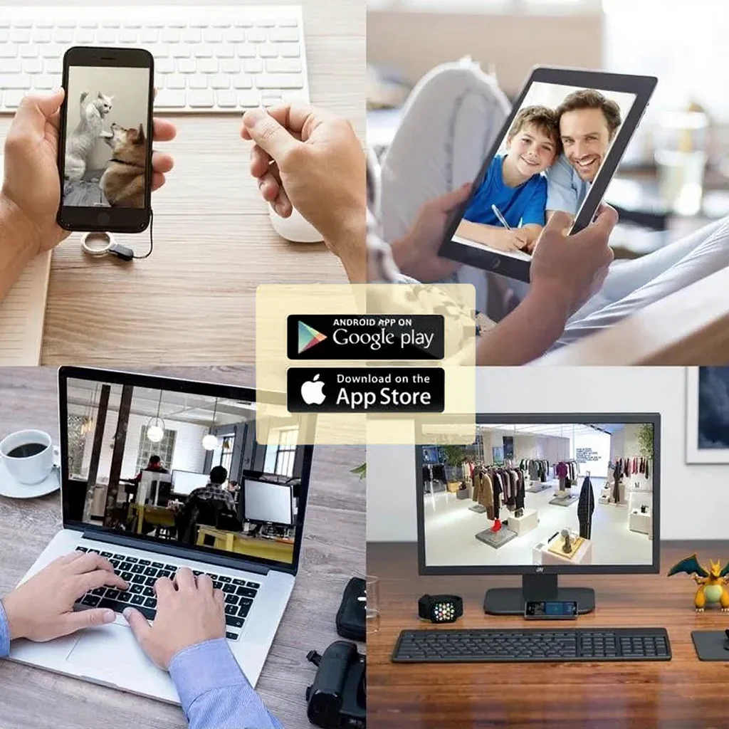 Smoke detector camera mobile app setup iOS Android