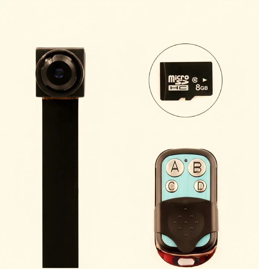 1080P DIY Spy Camera Module with 12-Hour Battery & Remote Control (Model: S80)
