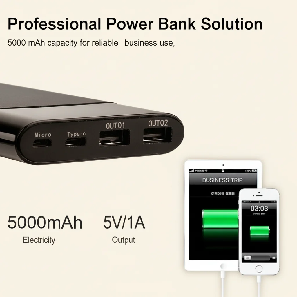 Power Bank Hidden Camera with 1080p Full HD Video and Night Vision (Model: H3)
