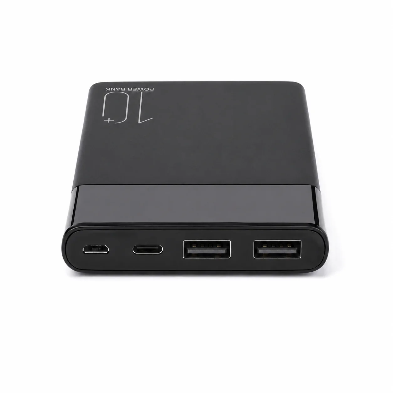 Vista della ricarica e della porta USB della telecamera nascosta power bank QZT H20