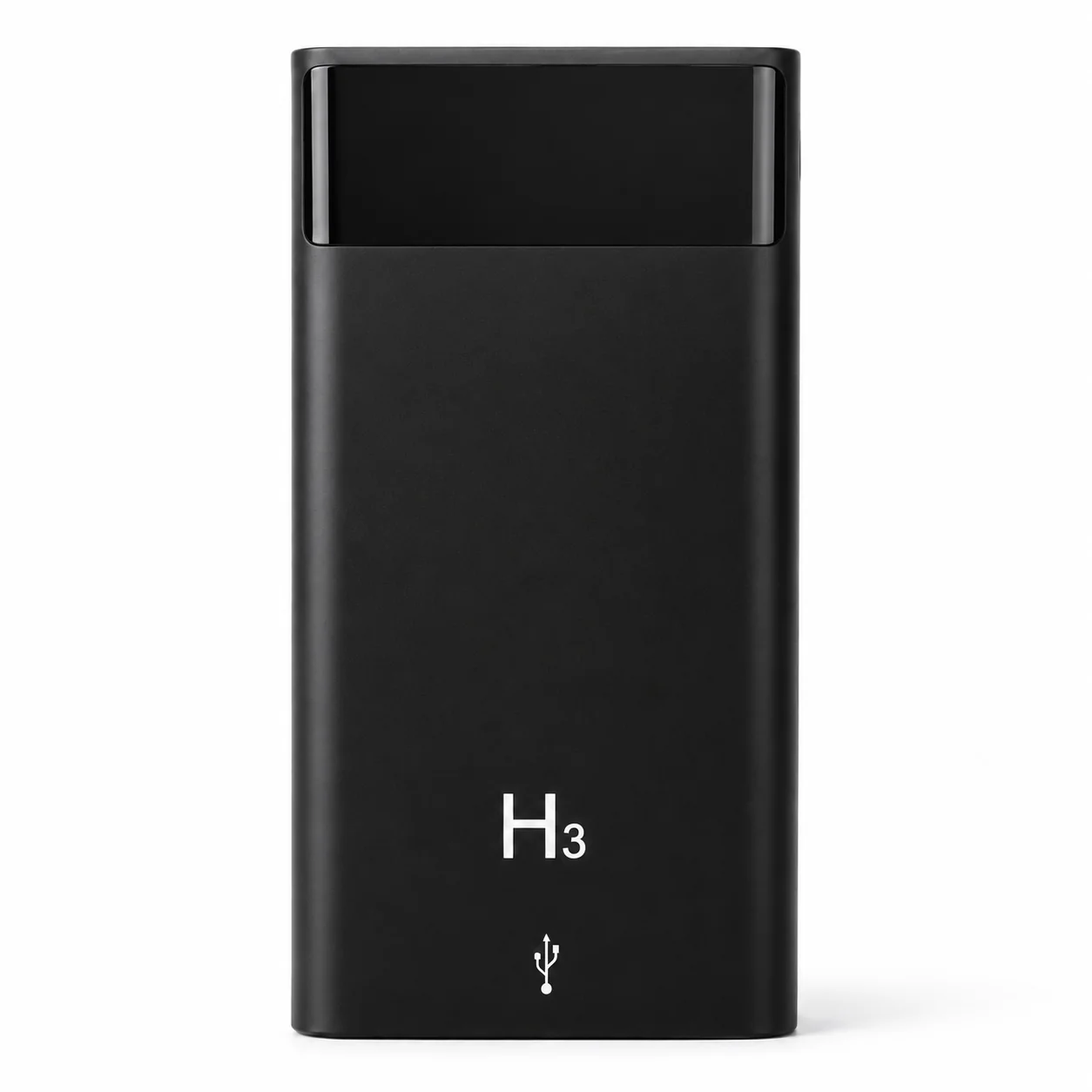 QZT H3 power bank hidden camera front view with black 5000mAh body