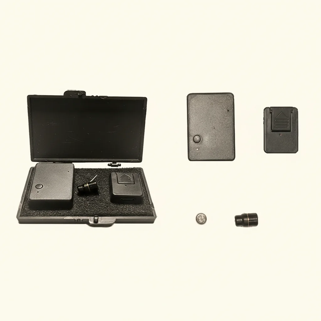 Invisible Spy Earpiece: Micro Bluetooth Kit for Covert Communication (Model: Exam Set)