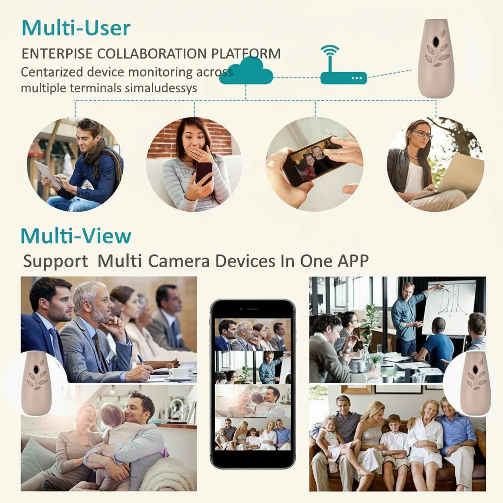 Multi user collaboration platform centralized device monitoring app