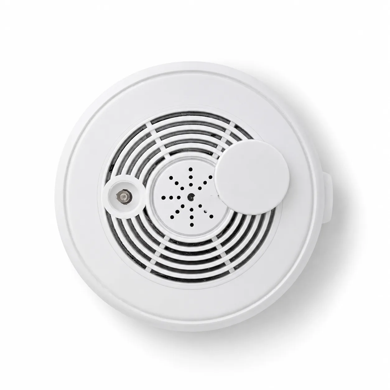QZT SC02 WiFi smoke detector hidden camera angled view