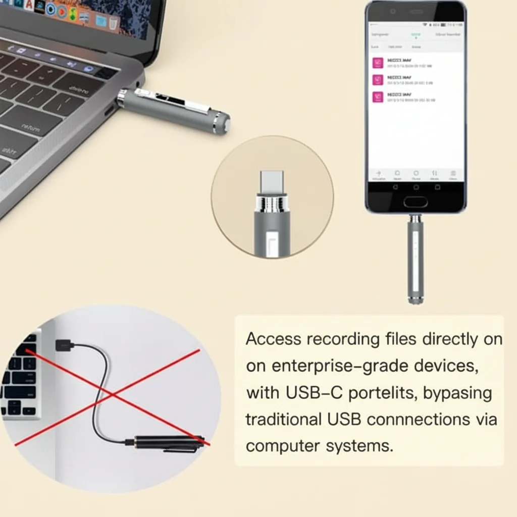 Voice Recorder Pen with Headphone Connection