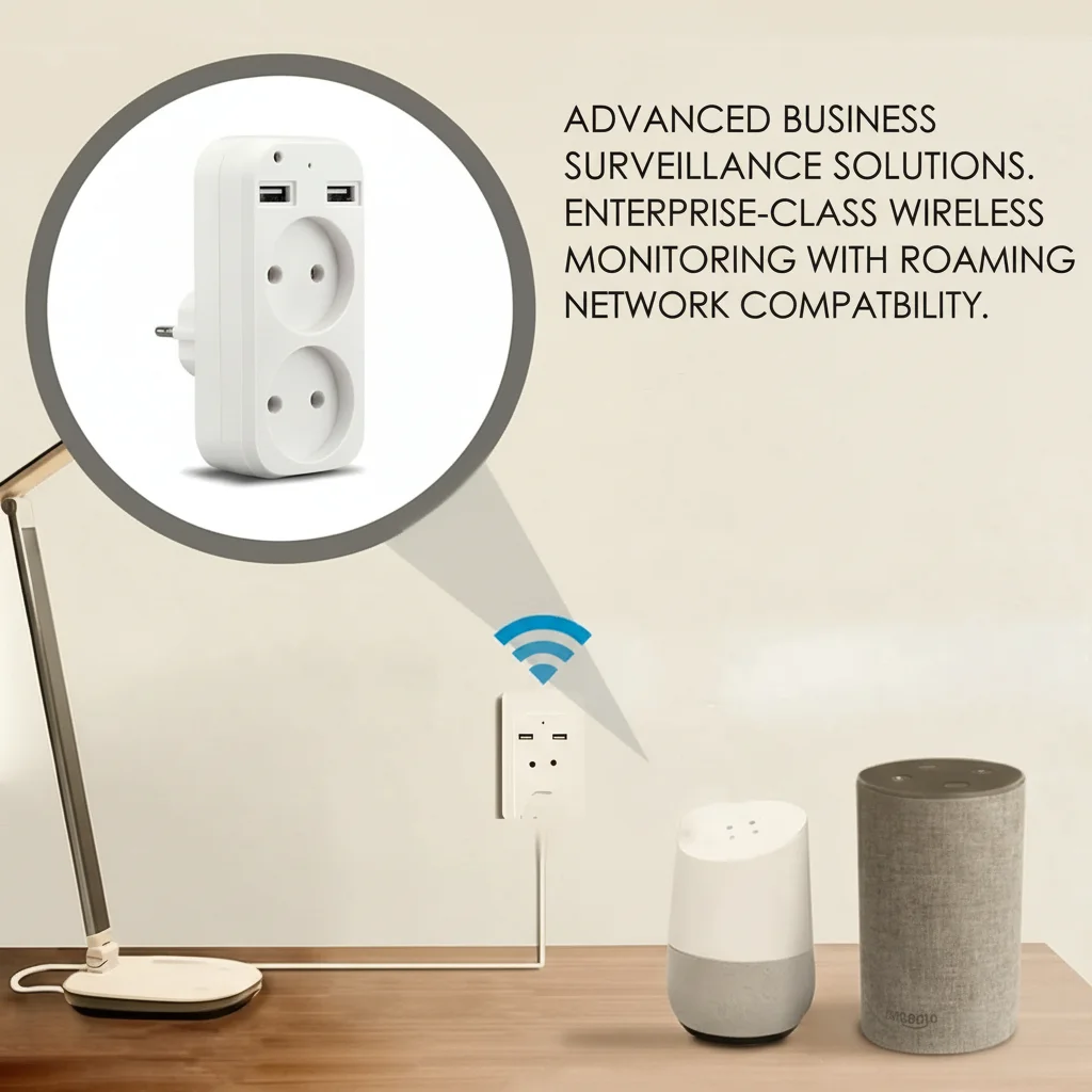 Discreet EU Plug Socket & Charger WiFi Spy Camera | 4K Live View, 1080P Recording (Model: S3)