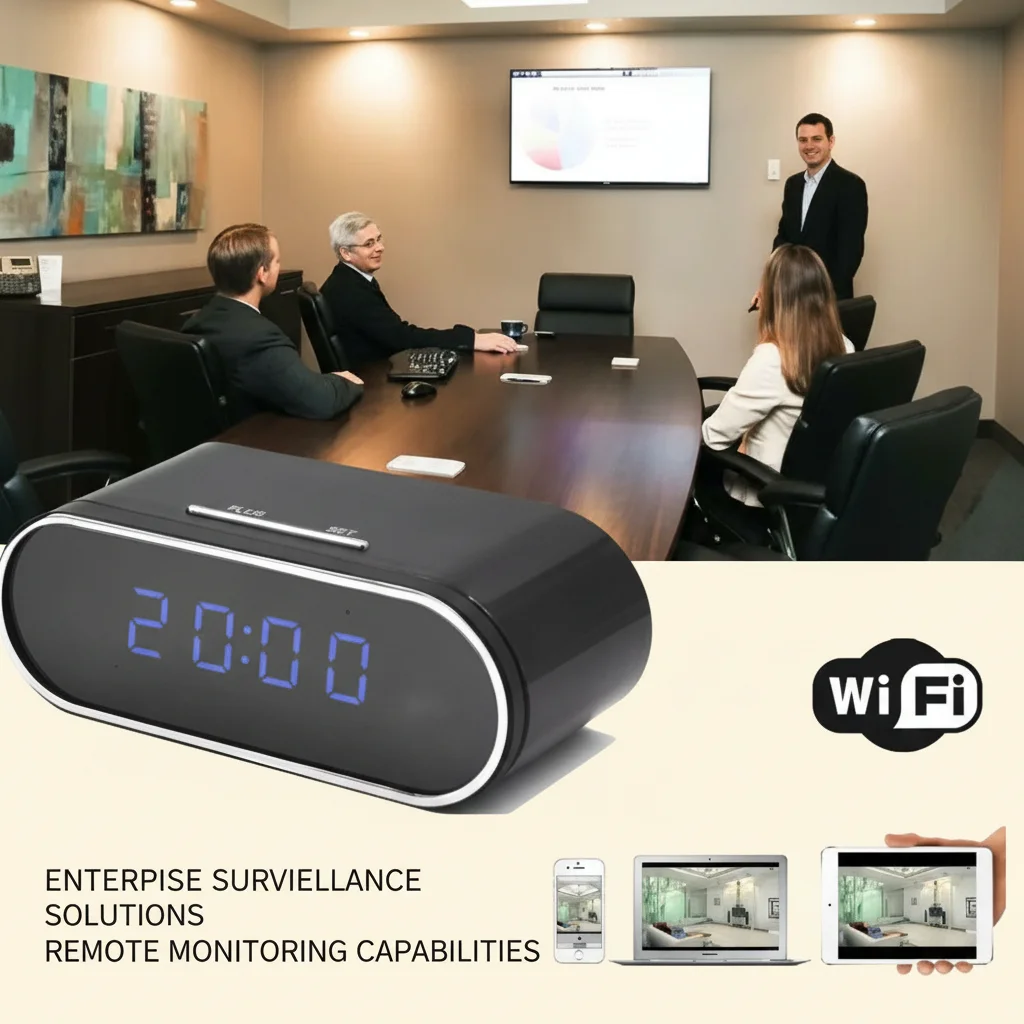 Z10 WiFi Spy Kamera Uhr mit 1080P HD, Nachtsicht & Bewegungserkennung (Modell: Z10)