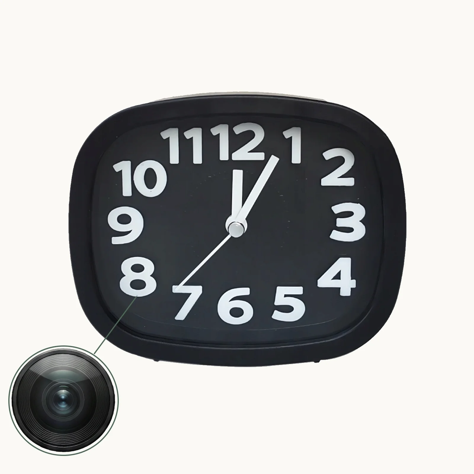 Hidden Spy Camera Alarm Clock with 1080P WiFi & Night Vision (Model: C6)