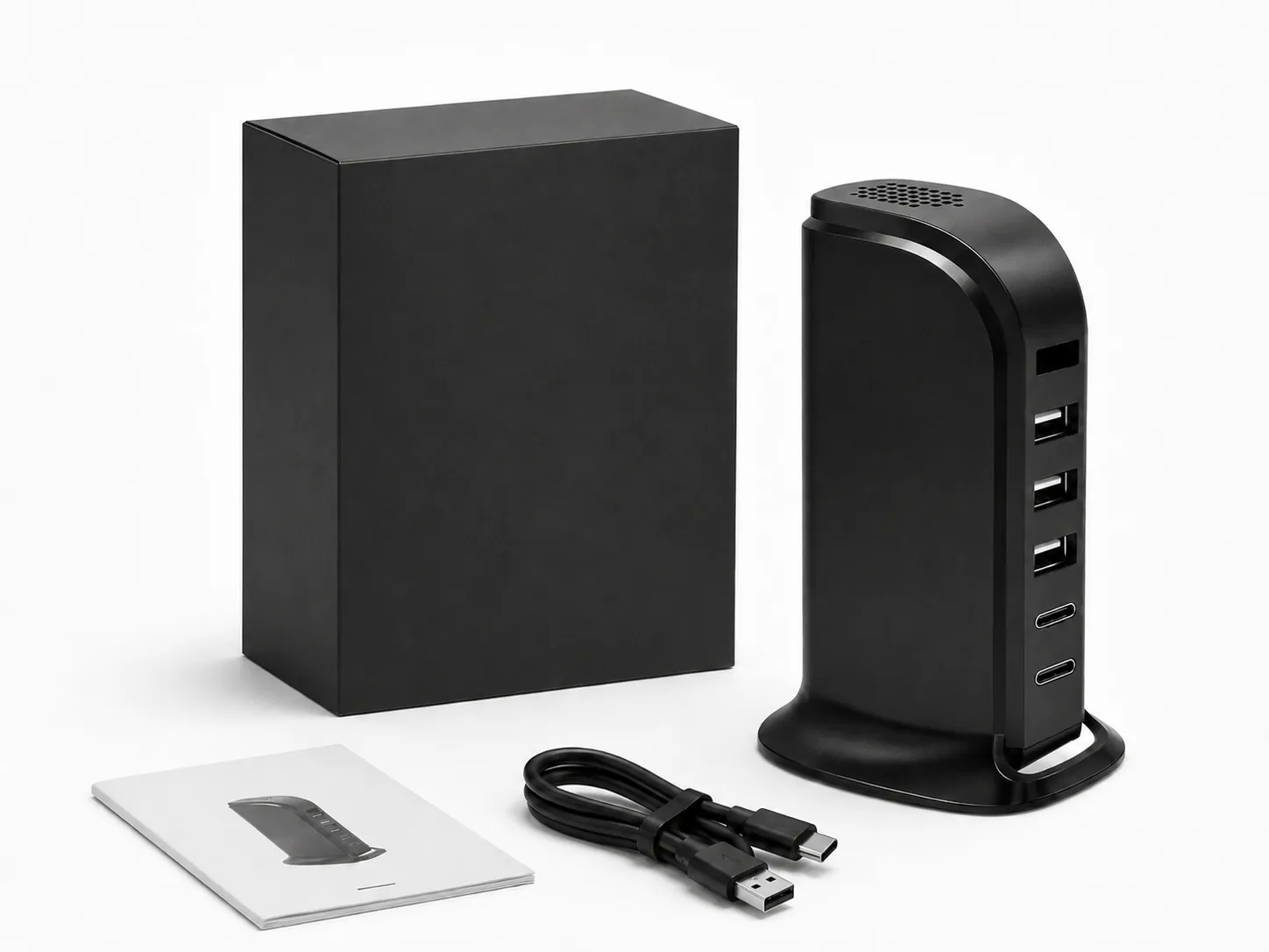 QZT WiFi USB charger spy camera package with cable and manual