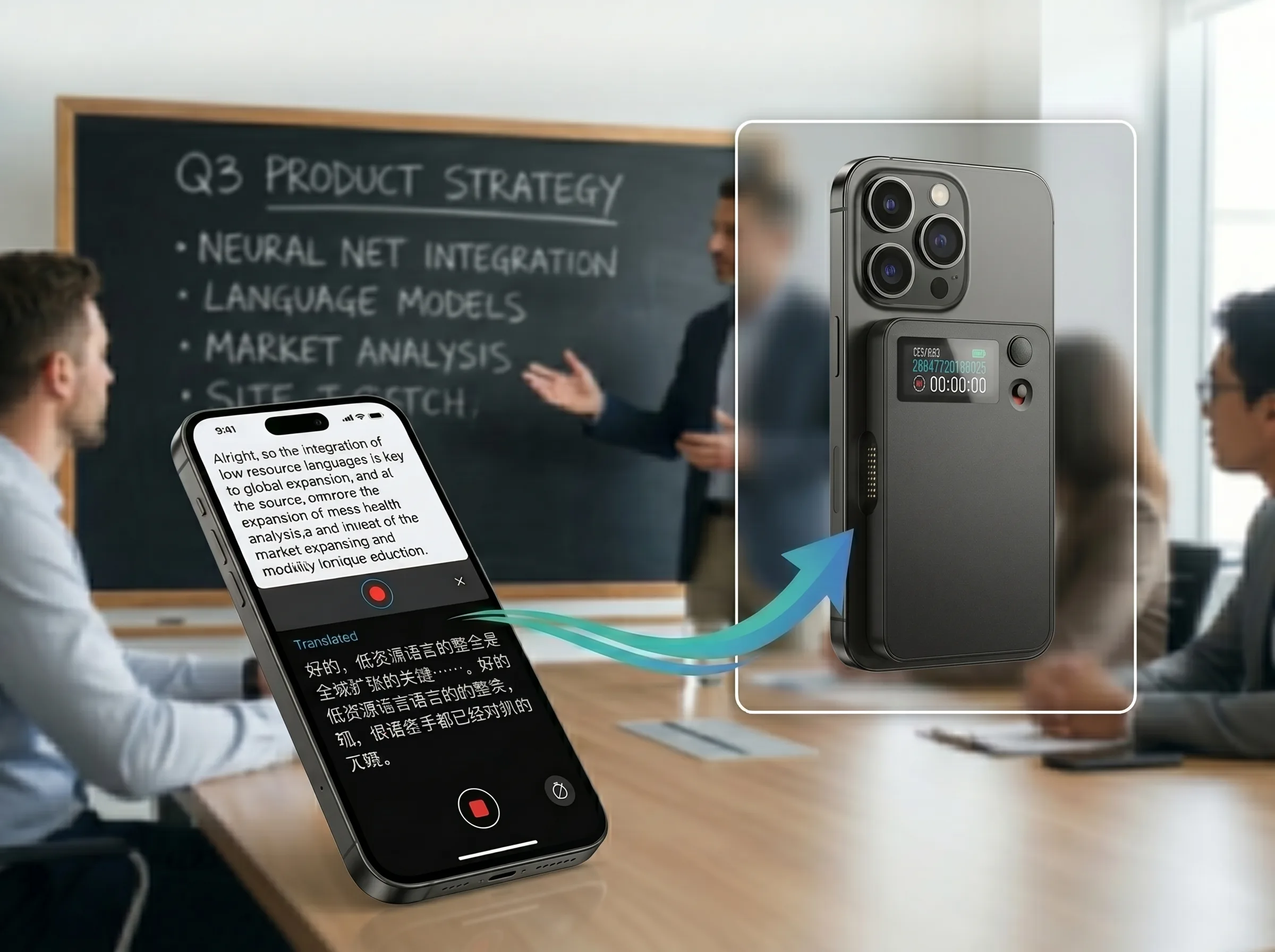 QZT A3P product in a normal use scene