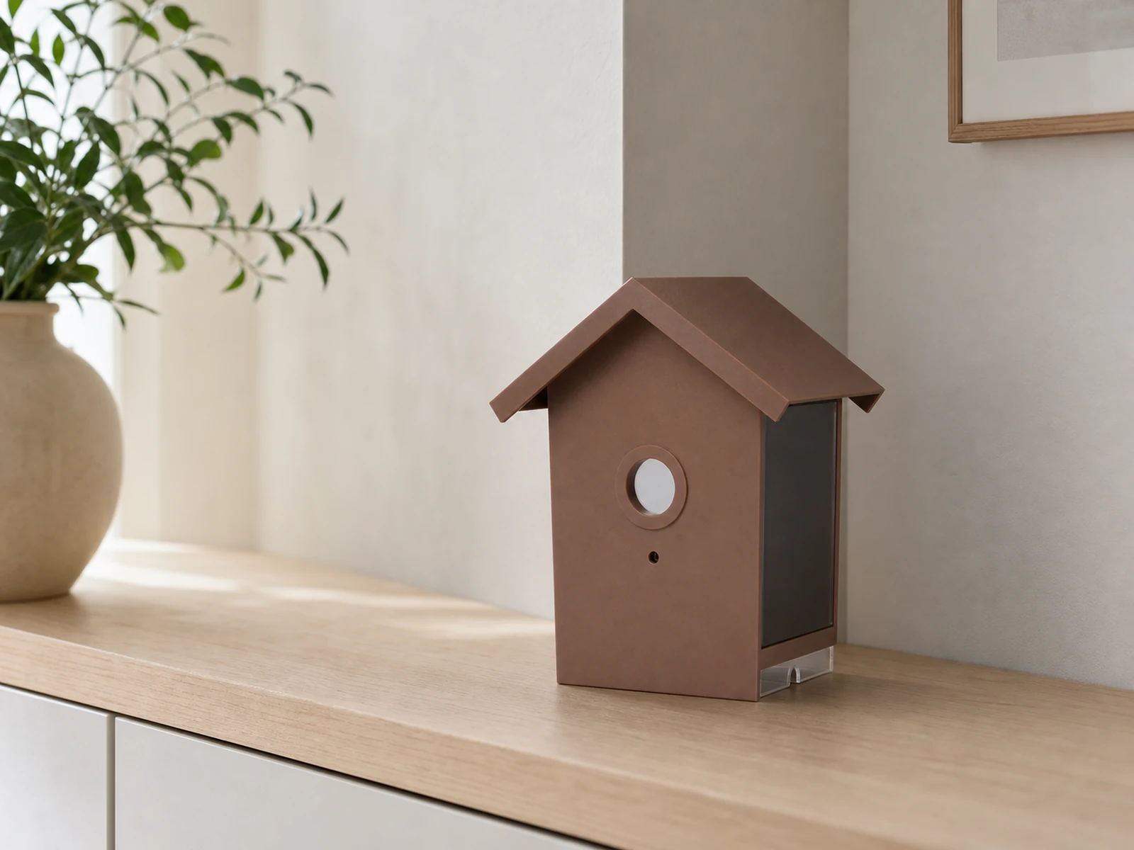 Tuya Birdhouse Hidden Camera placed in an indoor use scene