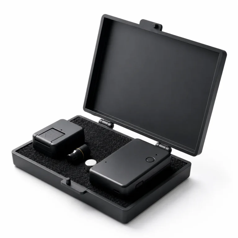 BT01 micro Bluetooth earpiece kit in carry case
