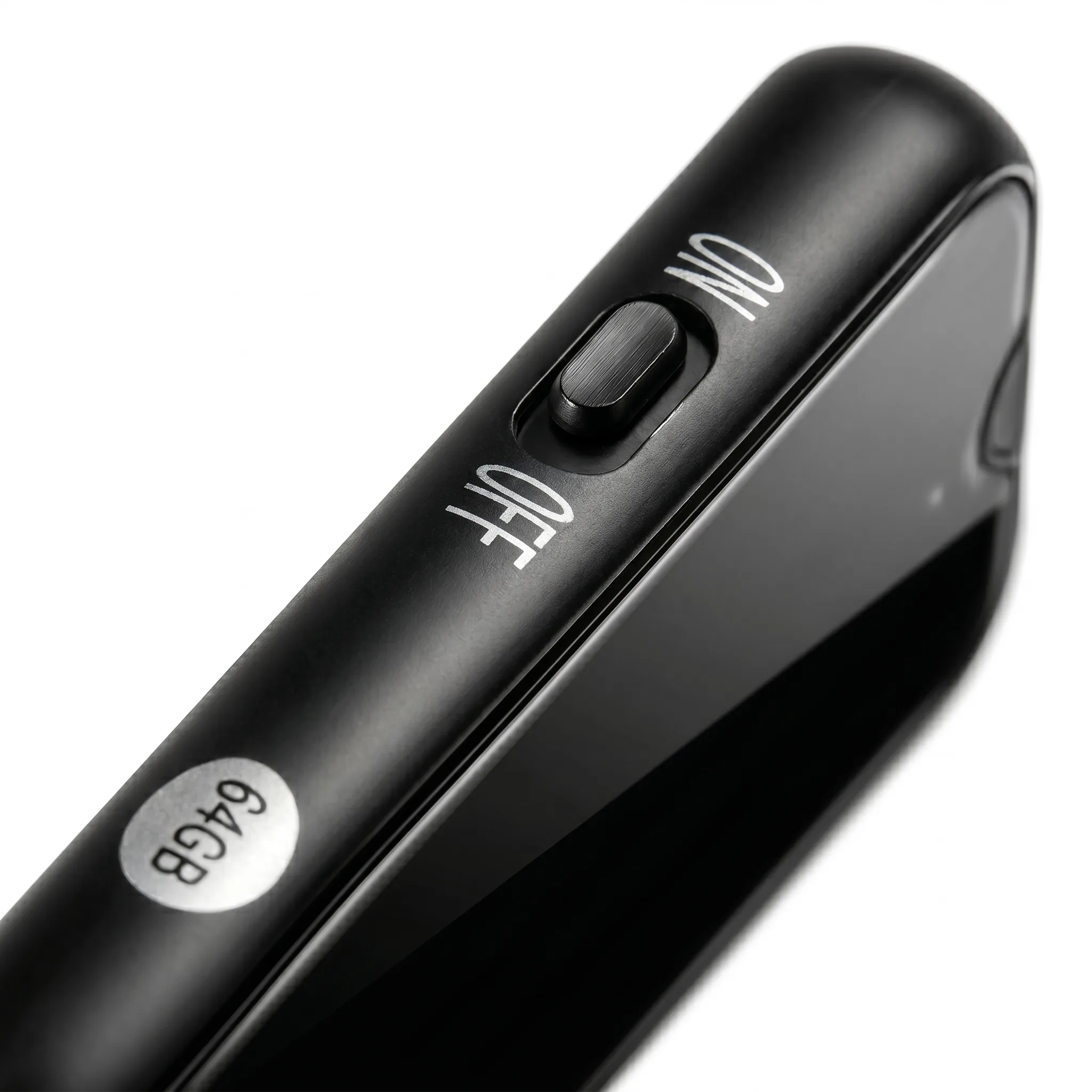 C17 mini magnetic voice recorder with 64GB storage and OTG file access close-up detail