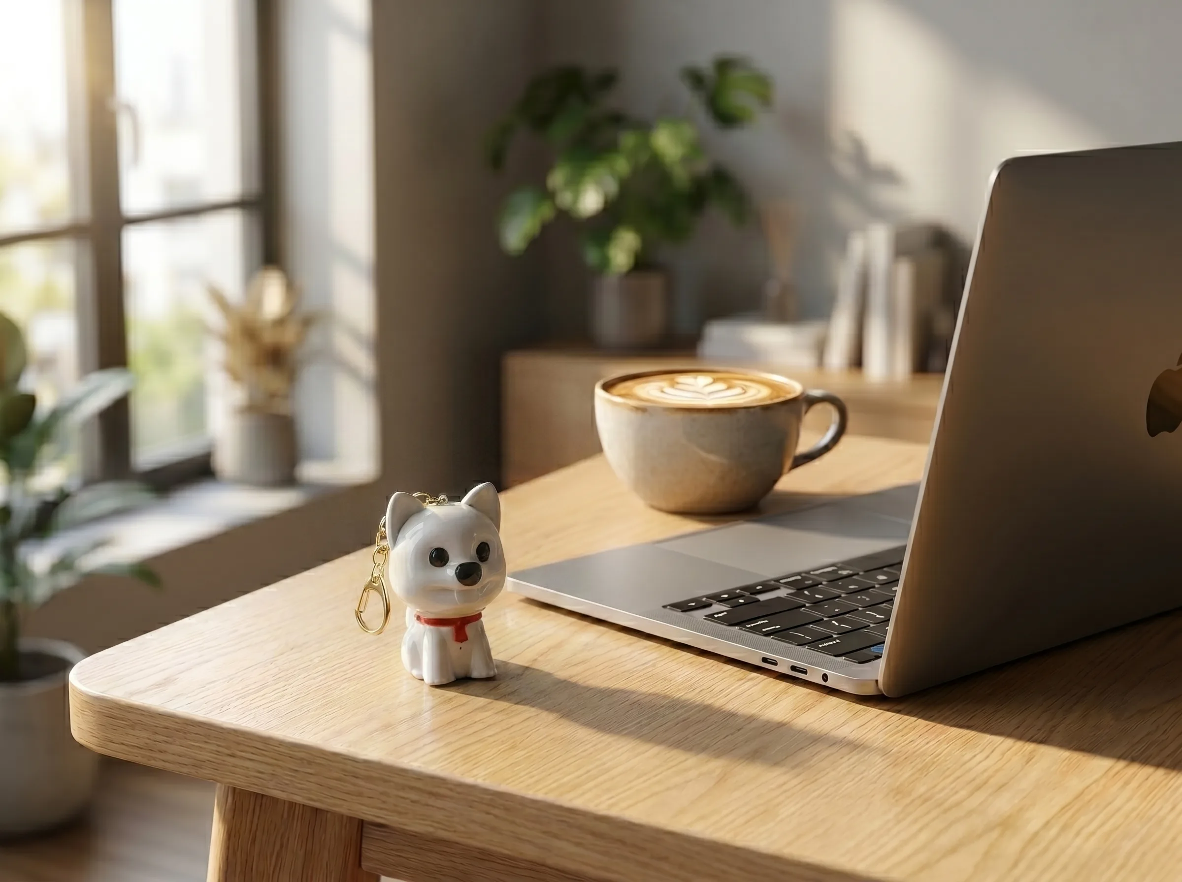 QZT F12 puppy keychain voice recorder used as a portable audio recorder