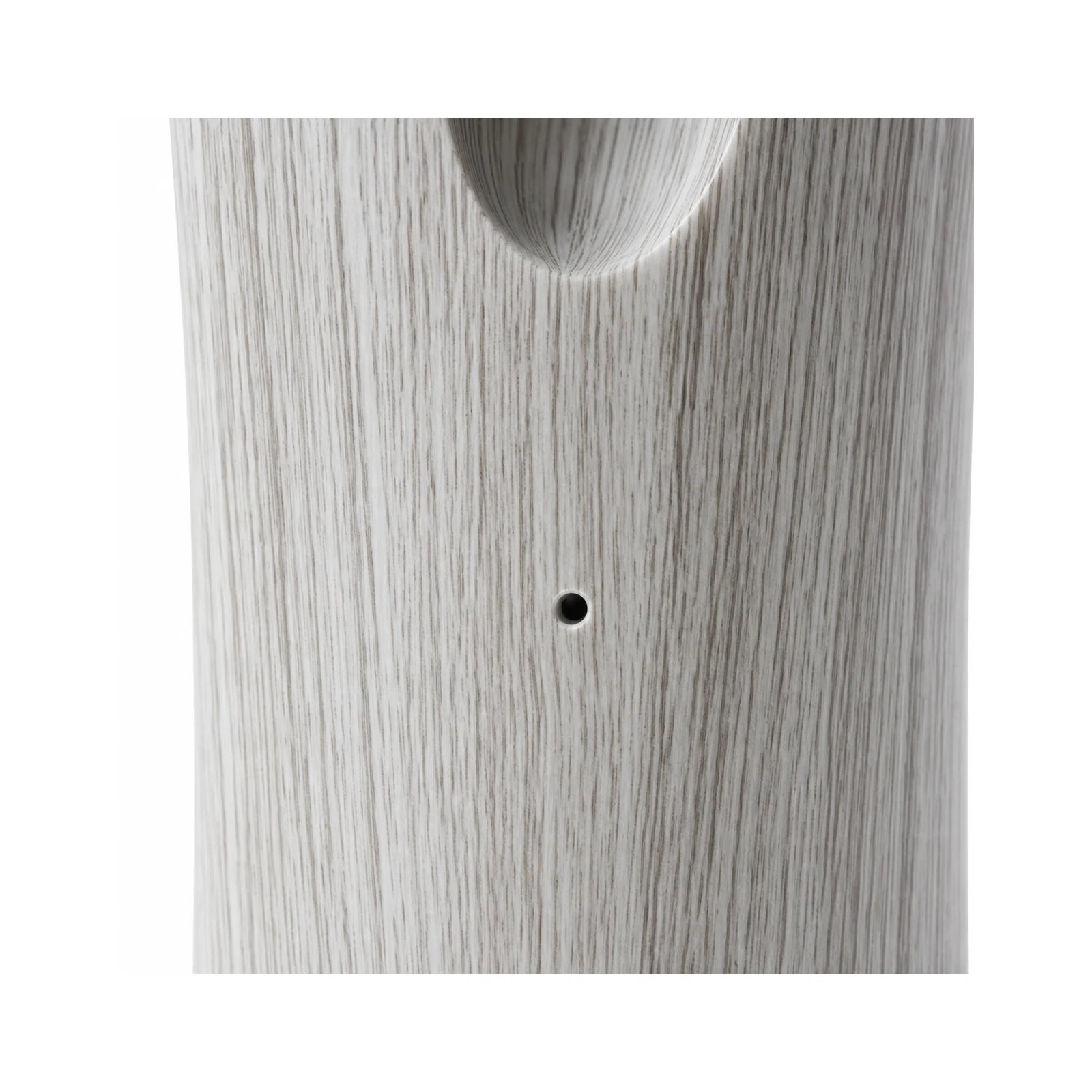 Tuya Grey Wood Scent Machine Hidden Camera discreet camera aperture close-up