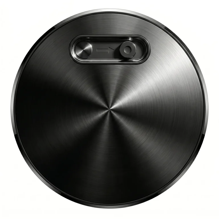 Q37 round mini voice activated audio recorder front view