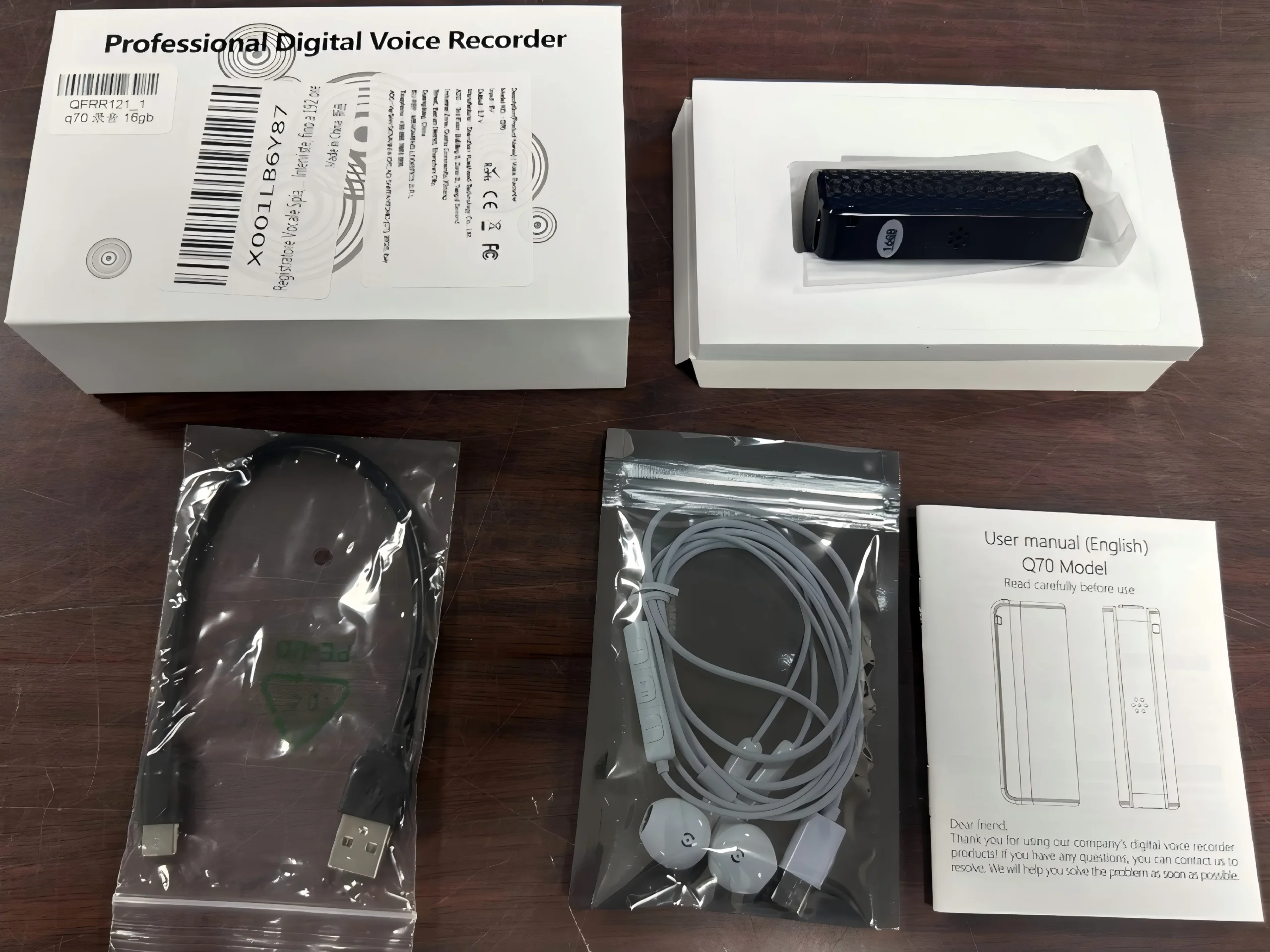 QZT Q70 package contents