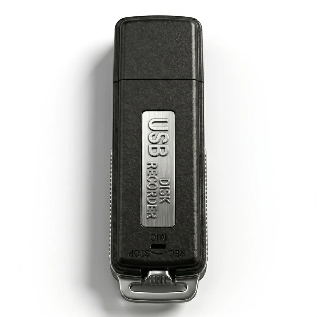 Registratore Vocale Magnetico & Power Bank | 32GB, Registrazione di 288 Ore