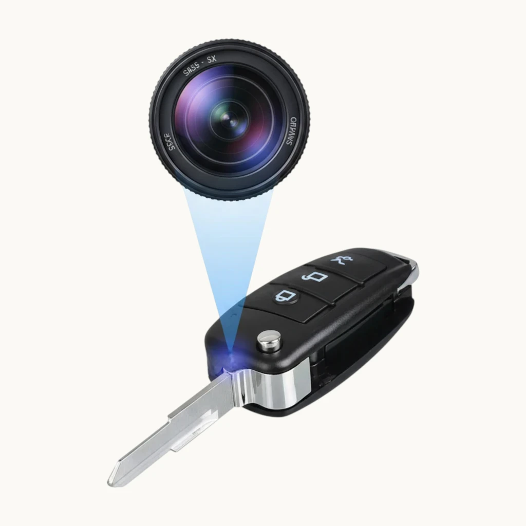 QZT 1080p HD spy camera car key fob covert recorder main