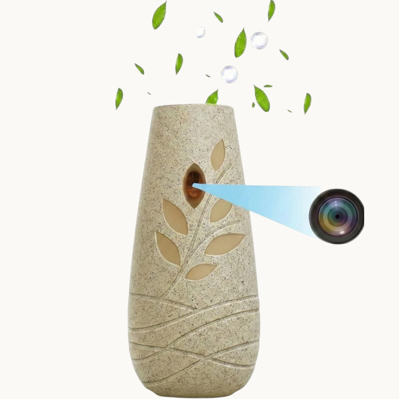 QZT WiFi hidden camera air freshener vase 1080p main