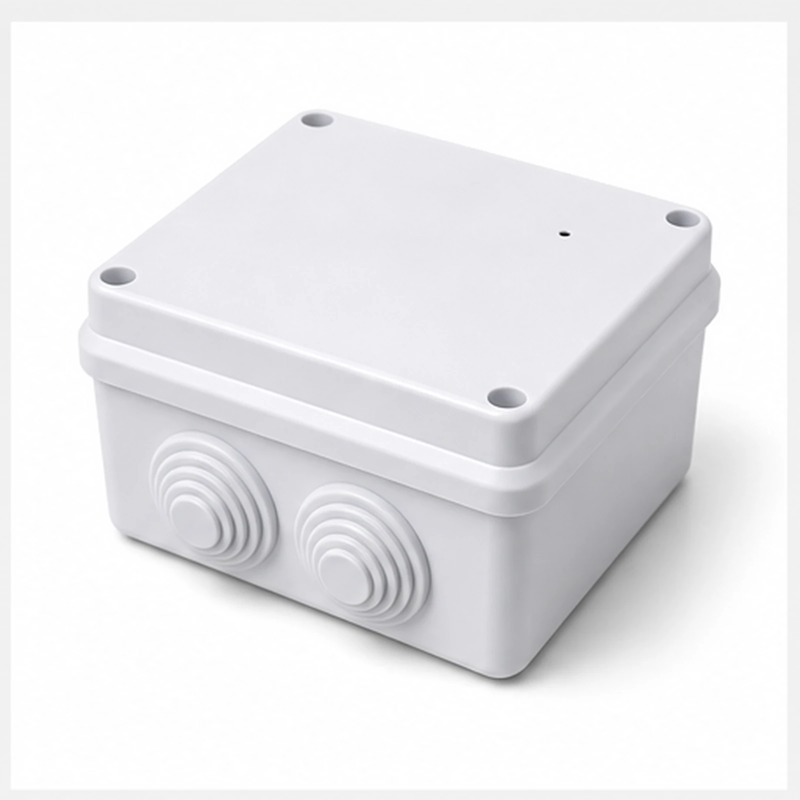 Tuya Junction Box Hidden Camera angled side view on white background