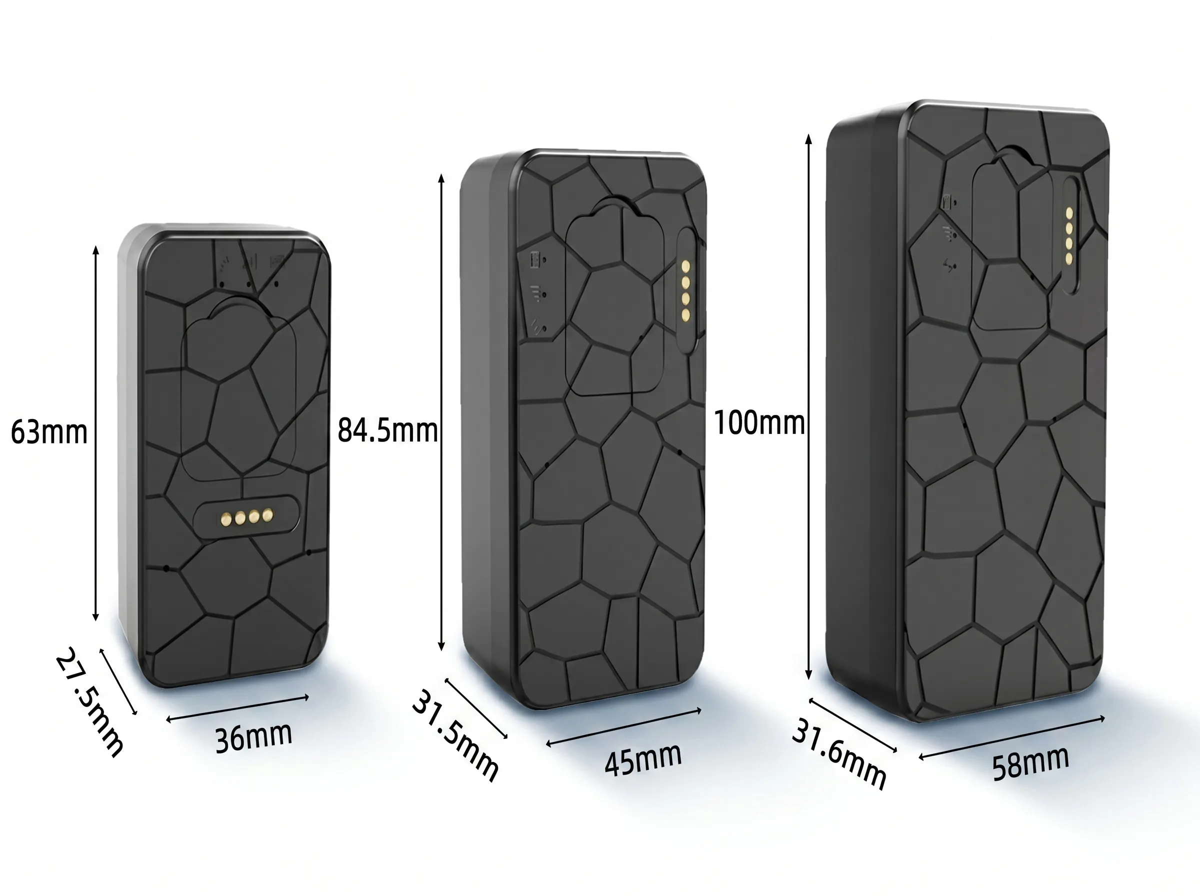 G50 4G Magnetic GPS Tracker size and specification detail