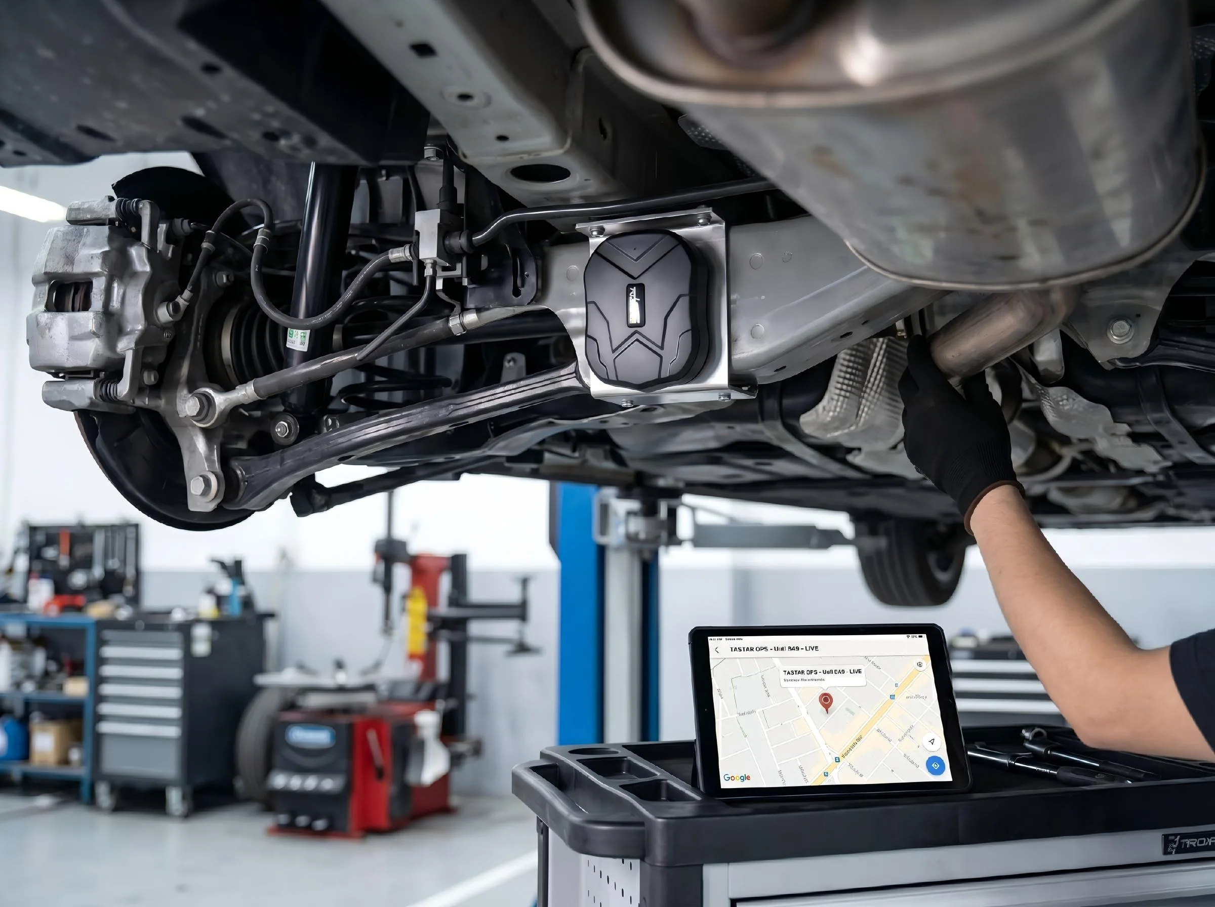 TK905 Magnetic GPS Tracker placement scene