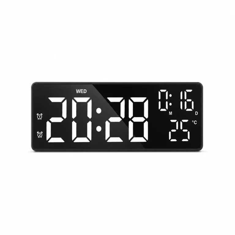 Z13 4K WiFi Alarm Clock Camera straight-on front view