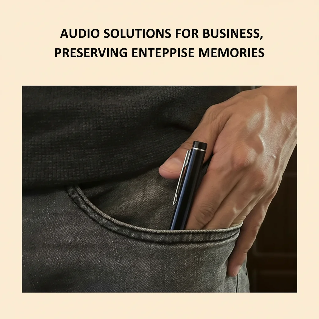 Digital voice recorder pen with HD audio recording