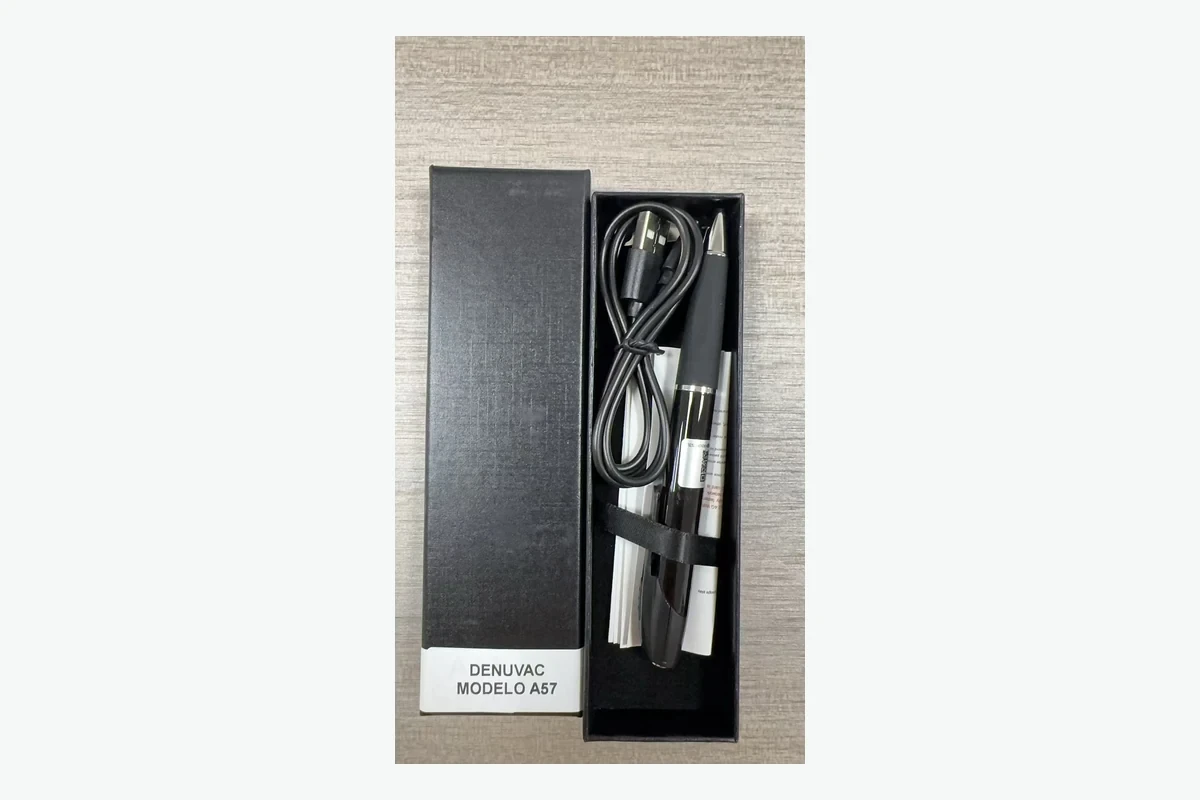 QZT A57 pen camera with Italian retail packaging